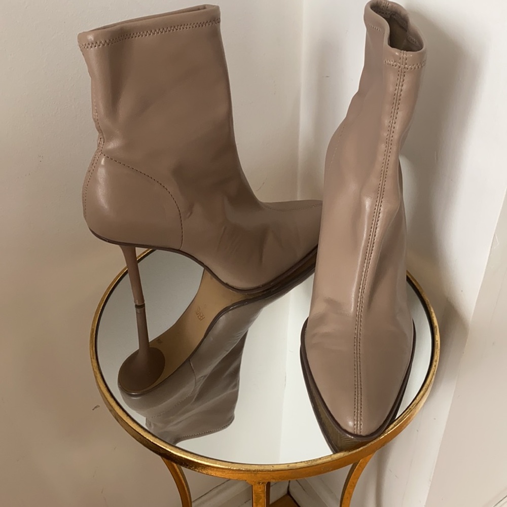 Zara Taupe Ankle Boots - SZ 9